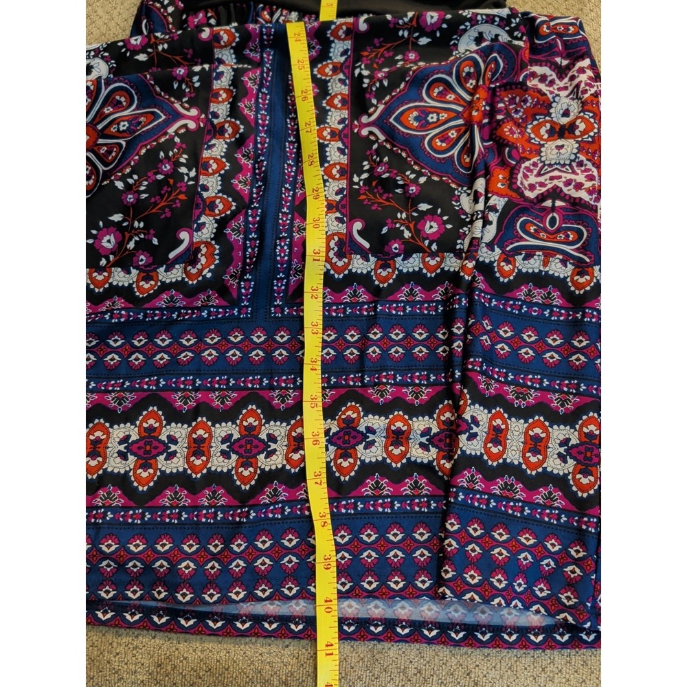Apt 9 Maxi Skirt Size S Elastic Waist Pull On Multi Color Polyester - Picture 2 of 4